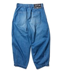 画像4: 【VIRGOwearworks×女神織DENIMES】VGW Type-2 wide denim pants (4)