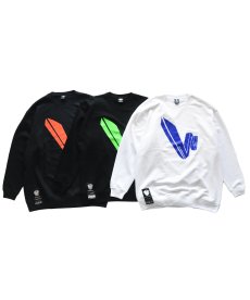 画像1: ＜20％OFF＞【W】W-3d crew swt (1)